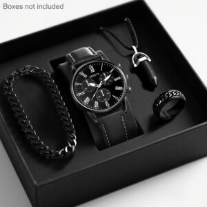 4-Piece Men’s And Women’s Quartz Watch Set