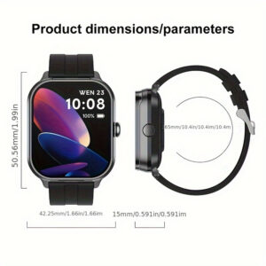 2024 New Smartwatch with Built-In TWS Watch Earphones, 2-In-1 2.01-Inch Screen, Free Keychain And Watch Protective Case, Large Capacity Battery Earphones, Battery Life, Smartwatch, Wireless Earphones, And Smart Earphones