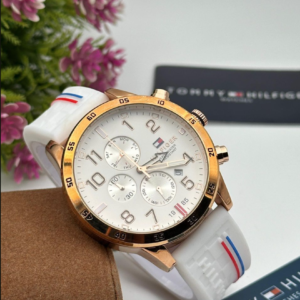 Tommy Hilfiger Rubber Luxury Premuim Wristwatch For Men